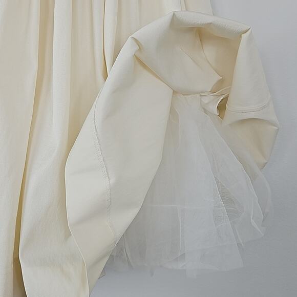 Crewcuts Girls Sleeveless Occasion Dress in Ivory with Back Bow Detail Size 14 - Picture 5 of 14